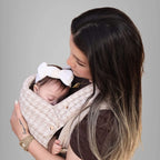 Portabebé Lúa - houndstooth beige